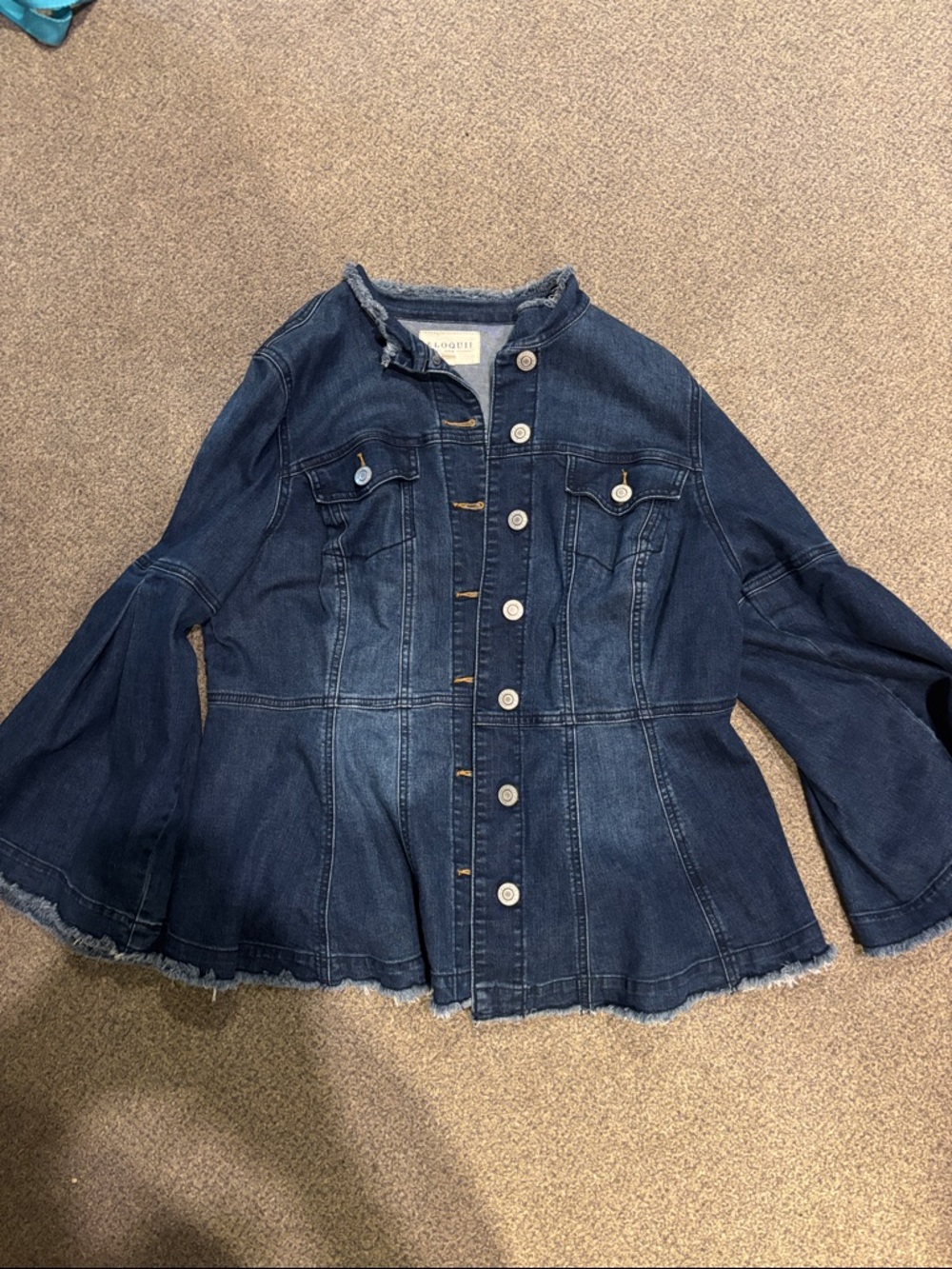 Eloquii Blue Denim Jacket